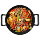 Cast Iron Kadai-Wok 32cm Pre-Seasoned