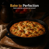 Pre-Seasoned Cast Iron Skillet 10 Inch (25.6 cm) Diameter