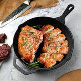 Pre-Seasoned Cast Iron Skillet 10 Inch (25.6 cm) Diameter