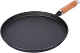 Pre Seasoned Cast Iron Crepe Pan/Roti/Dosa Tawa 25.5cm (10 inch)