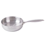 HÖF Stainless Steel 24 cm (9.5 inches) Sauté Pan 3-ply with Glass Lid