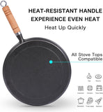 Pre Seasoned Cast Iron Crepe Pan/Roti/Dosa Tawa 25.5cm (10 inch)