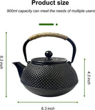 Enamelled Cast Iron Tea Kettle/Teapot 900ml