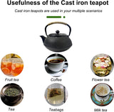 Enamelled Cast Iron Tea Kettle/Teapot 900ml