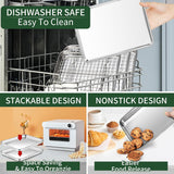 HÖF Stainless Steel Baking Tray and Cooling Rack 31x24x2.5 cm (12.59 x 9.84 x 1 Inches)