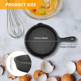 Cast Iron Mini Skillet 6 Inch (15.5 cm) Pre-Seasoned