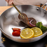 HÖF Stainless Steel 24 cm (9.5 inches) 3-ply frying pan