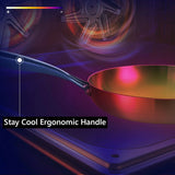 HÖF Stainless Steel 24 cm (9.5 inches) 3-ply frying pan