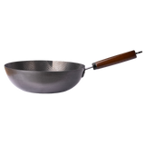 HÖF Carbon Steel Wok 32 cm (12.6 inch) Hammered Finish