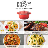 Cast Iron Casserole/Dutch Oven 8 Inch (20 cm) Enamelled