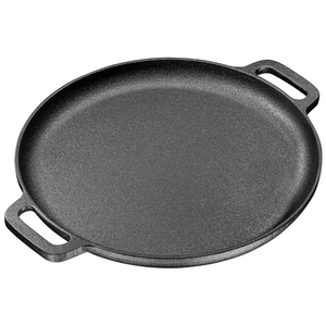 Cast Iron Pizza Pan/Dosa Tawa 35.5cm (14 Inch) Pre-Seasoned