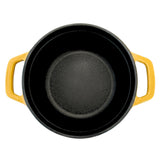 Yellow Enameled Cast Iron Casserole/Dutch Oven 8 Inch (20 cm)