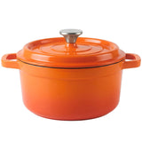 Burnt Orange Enameled Cast Iron Casserole/Dutch Oven 10 Inch (26 cm)
