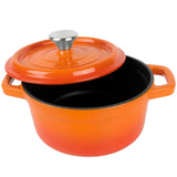 Burnt Orange Enameled Cast Iron Casserole/Dutch Oven 10 Inch (26 cm)