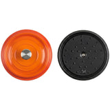 Burnt Orange Enameled Cast Iron Casserole/Dutch Oven 10 Inch (26 cm)
