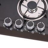 Green Life 4 Burner Gas Hob Glass Top | Built-in Gas Cooker Sri Lanka