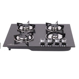 Green Life 4 Burner Gas Hob Glass Top | Built-in Gas Cooker Sri Lanka
