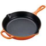 Burnt Orange Enameled Cast Iron Skillet 10 Inch (26 cm)