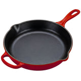Red Enameled Cast Iron Skillet 10 Inch (26 cm)