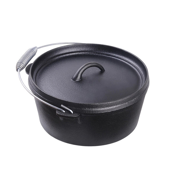 Cast Iron Dutch Oven 25.5cm (10 Inch) Pre-Seasoned